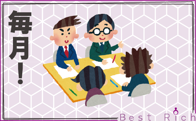毎月の勉強会でお酒もばっちり!