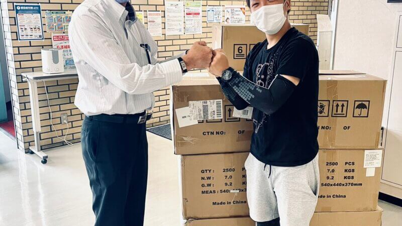 医療法人松仁会・松井記念病院様へマスクを寄付させて頂きました！